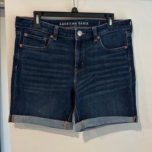 American Eagle Outfitters Dark Blue DREAM Jean Shorts